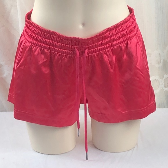 lululemon athletica Pants - Lululemon Hot Pink Satin Dance Floss Travel Shorts